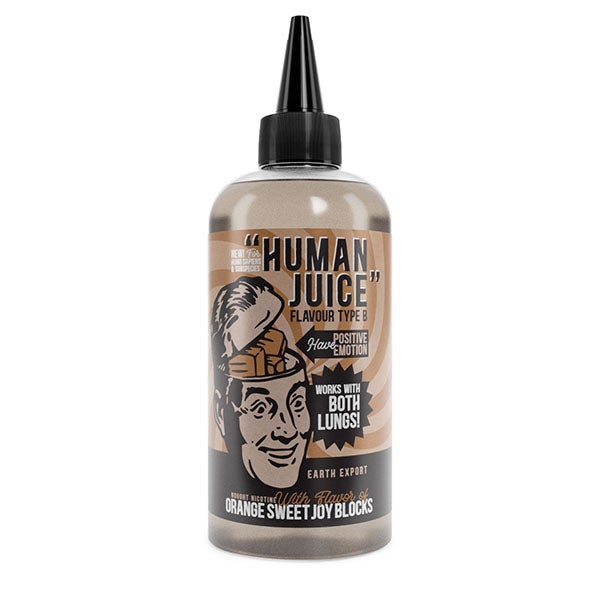 Human Juice - Flavour Type B - Orange Sweet Joy Blocks (Fruit Salad Candy) 0mg 200ml Shortfill E-Liquid