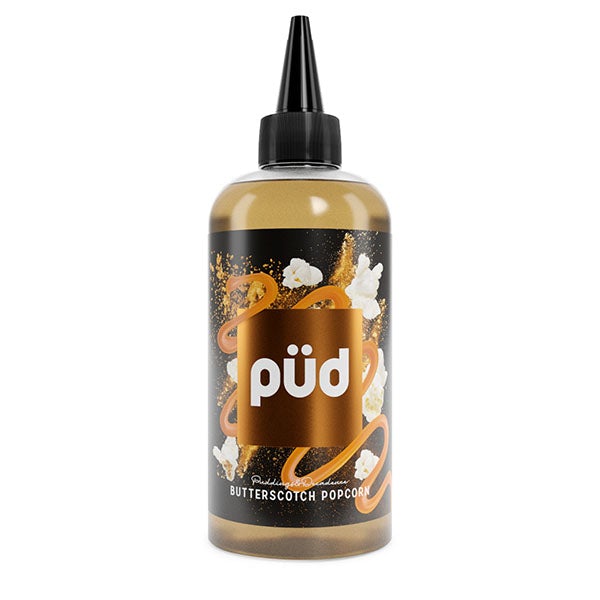 PUD Pudding & Decadence Butterscotch Popcorn 0mg 200ml Shortfill E-Liquid