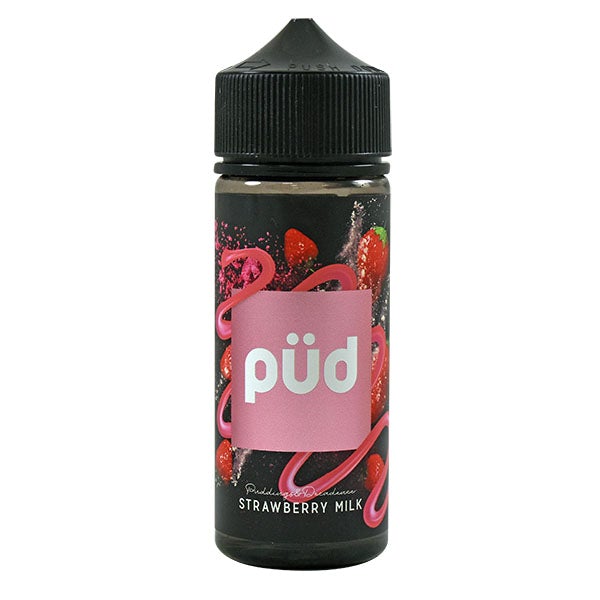 PUD Pudding & Decadence Strawberry Milk 0mg 100ml Shortfill E-Liquid