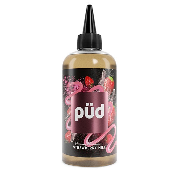 PUD Pudding & Decadence Strawberry Milk 0mg 200ml Shortfill E-Liquid