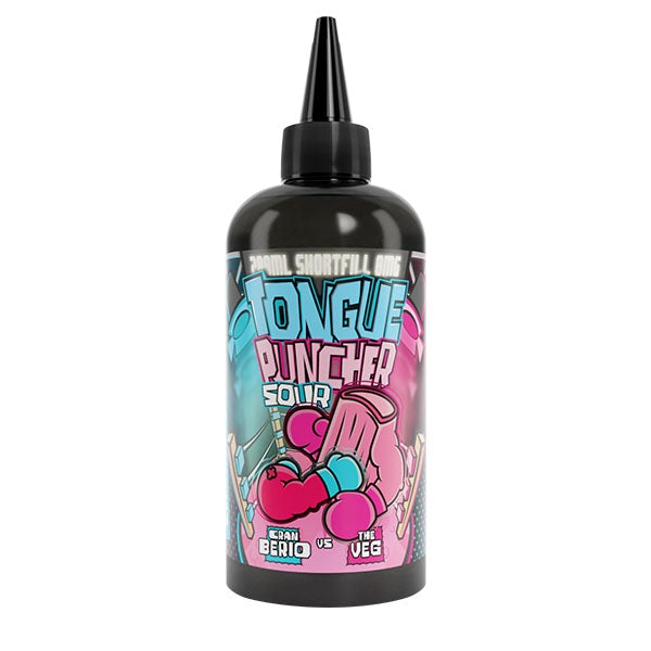 Joe's Juice Tongue Puncher Cranberry & Rhubarb Sour 0mg 200ml Shortfill
