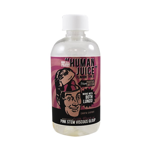 Human Juice - Flavour Type B - Pink Stem Viscous Gloop (Rhubarb & Custard) 0mg 200ml Shortfill E-Liquid