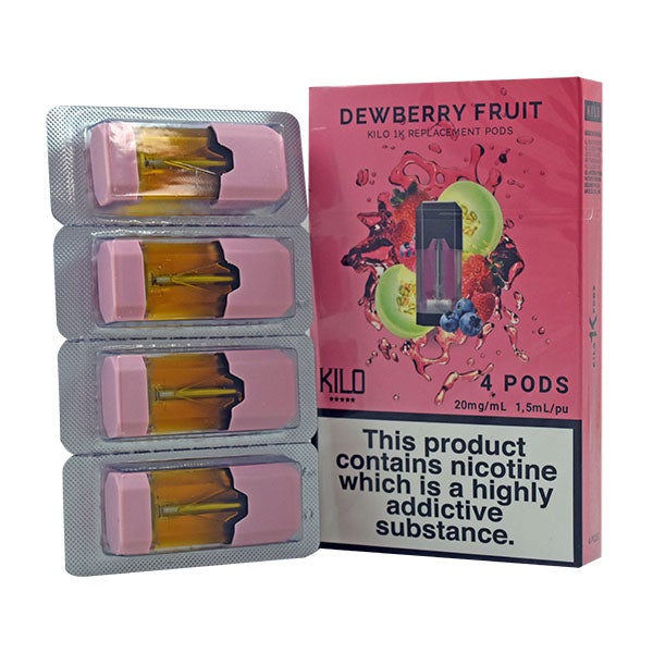 Kilo 1K Replacement Dewberry Fruit 20mg 4pods/pack