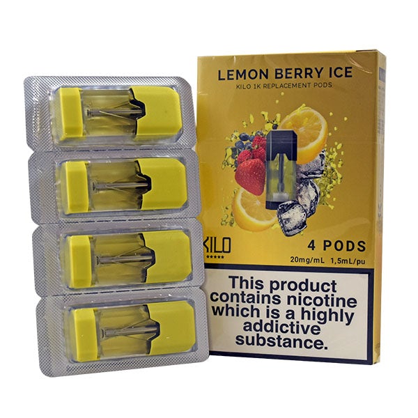 Kilo 1K Replacement Pod Lemon Berry Ice 20mg 4pods/pack