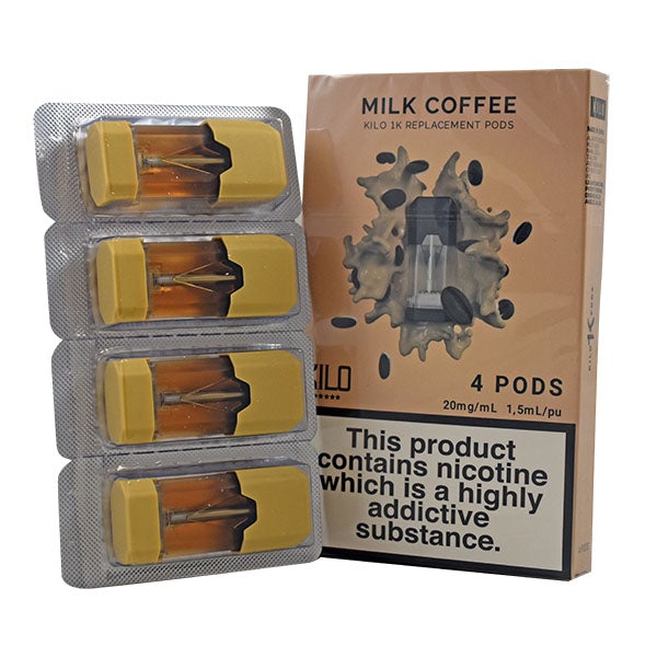 Kilo 1K Replacement Milk Coffee 20mg 4pods/pack
