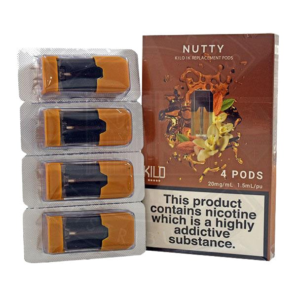 Kilo 1K Replacement Nutty 20mg 4pods/pack