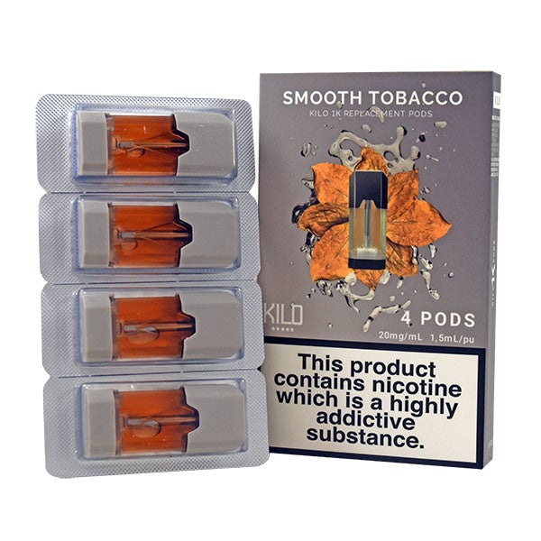 Kilo 1K Replacement Pod Smooth Tobacco Ice 20mg 4pods/pack