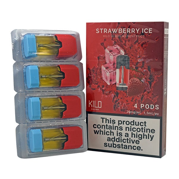 Kilo 1K Replacement Pod Strawberry Ice 20mg 4pods/pack