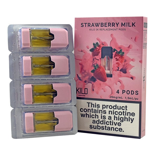 Kilo 1K Replacement Strawberry Milk 20mg 4pods/pack