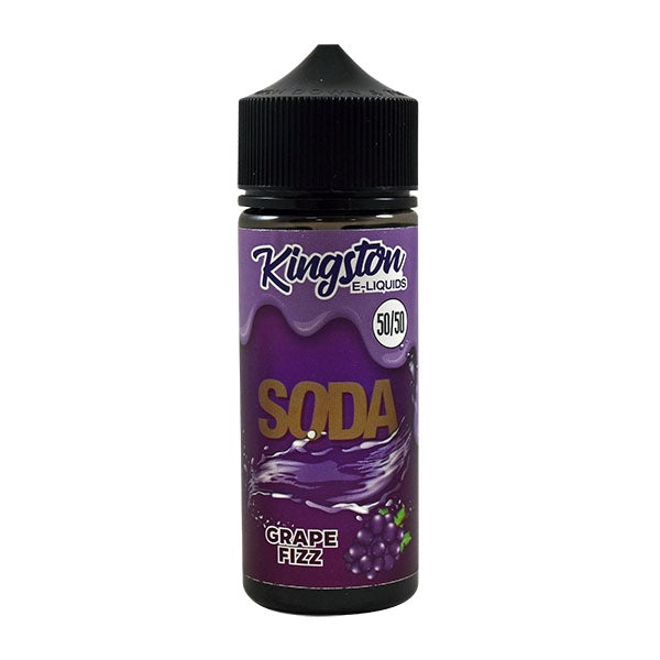 Kingston Soda - Grape Fizz 0mg 100ml 50/50 Shortfill