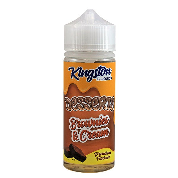 Kingston Desserts - Brownies & Cream 0mg 100ml Shortfill
