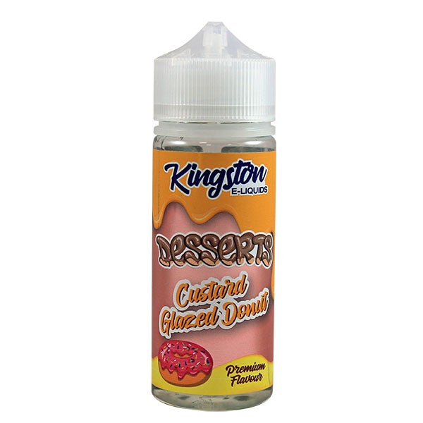 Kingston Desserts - Custard Glazed Donut 0mg 100ml Shortfill
