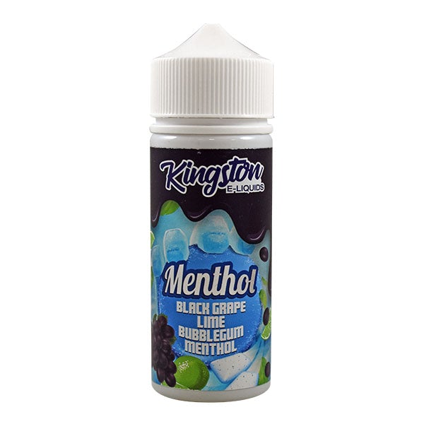Kingston Menthol Black Grape Lime Bubblegum 0mg 100ml 70/30 Shortfill E-Liquid