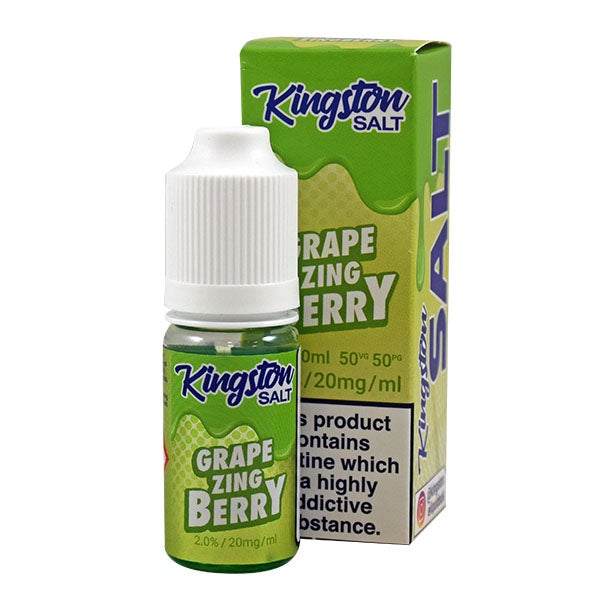 Kingston Salt 50/50 Grape Zingberry 10ml