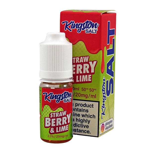 Kingston Salt 50/50 Strawberry & Lime 10ml