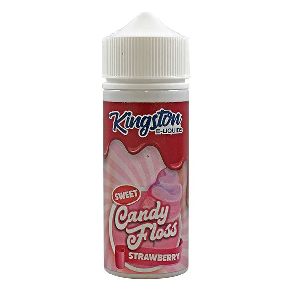 Kingston Sweet Candy Floss - Strawberry 0mg 100ml 70/30 Shortfill