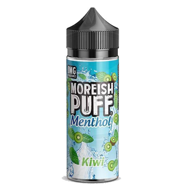 Moreish Puff Menthol Kiwi 0mg 100ml Shortfill E-liquid