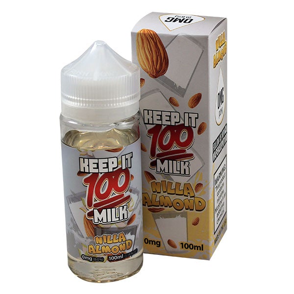 Keep it 100 - Nilla Almond 0mg 100ml Shortfill