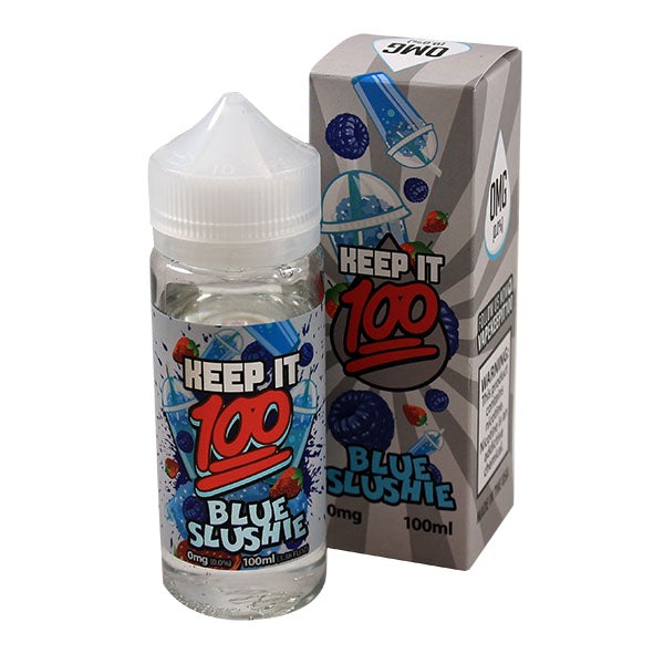 Keep it 100 - Blue Slushie 0mg 100ml Shortfill
