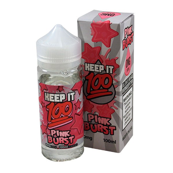 Keep it 100 - Pink Burst 0mg 100ml Shortfill