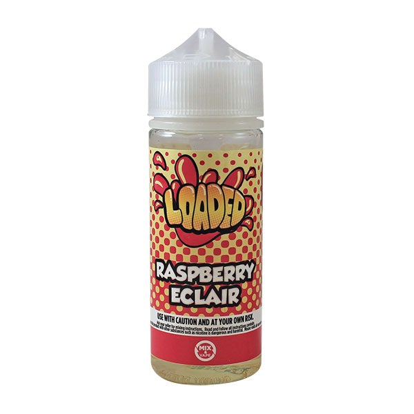 Loaded Raspberry Eclair E liquid 100ml Short fill