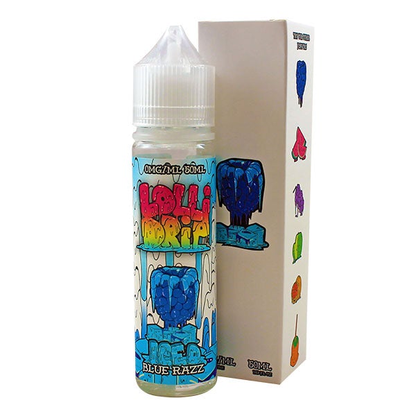 Lollidrip Blue Razz Iced 0mg 50ml Shortfill E-Liquid