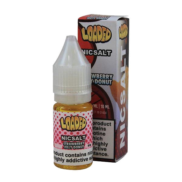 Loaded Nic Salt Strawberry Jelly Donut 10ml