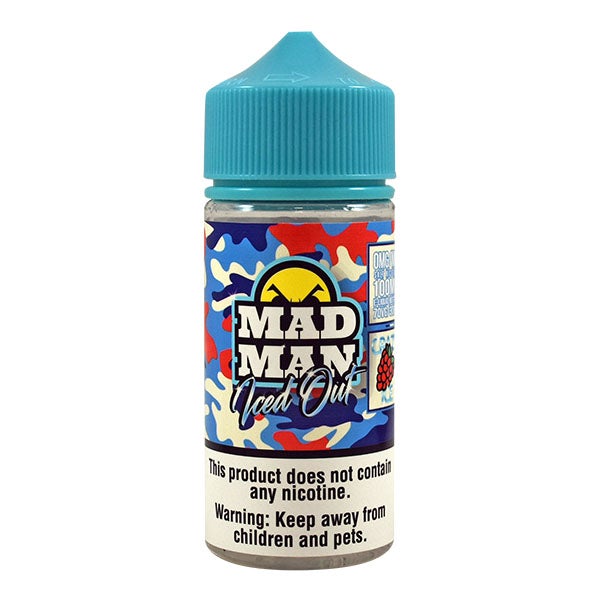Mad Man Iced Out Crazy Raspberry Ice 0mg 80ml Shortfill