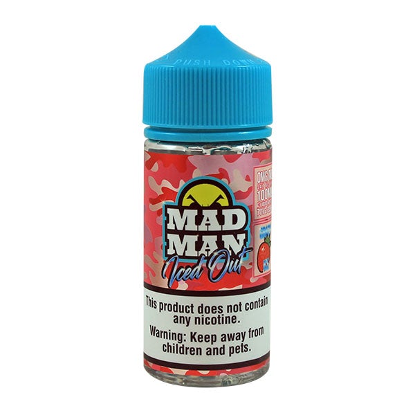 Mad Man Iced Out Crazy Strawberry Ice 0mg 80ml Shortfill