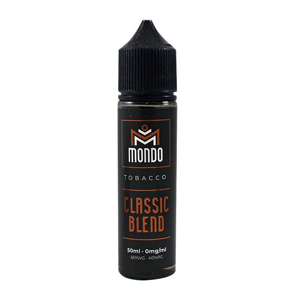 Mondo Tobacco - Classic Blend 0mg 50ml Shortfill E-Liquid