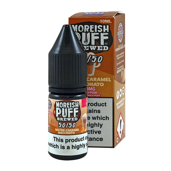 Moreish Puff Brewed Nic Salt Salted Caramel Macchiato 10ml