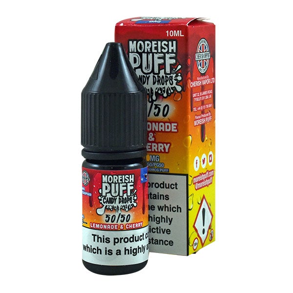 Moreish Puff Candy Drops 50/50 Lemonade & Cherry 10ml