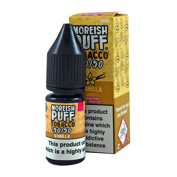 Moreish Puff Tobacco 50/50 Vanilla 10ml