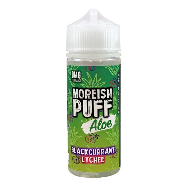Moreish Puff Aloe - Blackcurrant Lychee 100ml 0mg shortfill