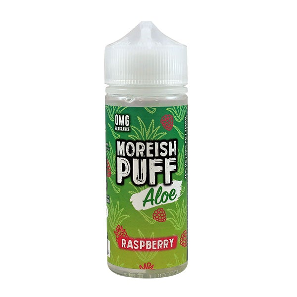 Moreish Puff Aloe - Raspberry 100ml 0mg shortfill