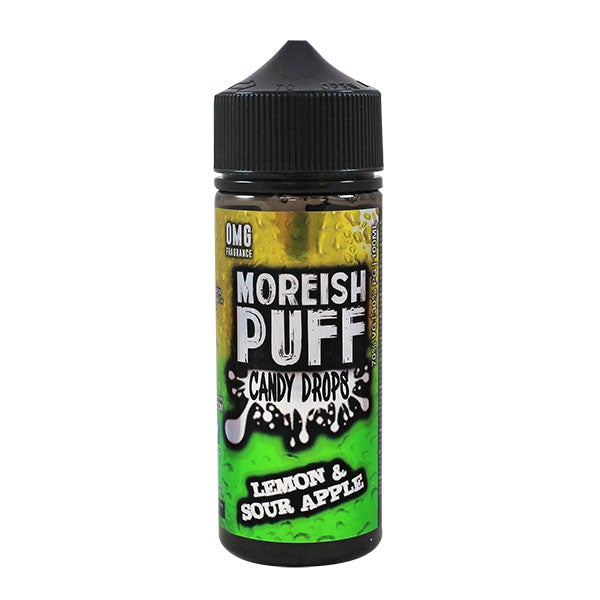 Moreish Puff Candy Drops Lemon & Sour Apple 0mg 100ml Shortfill E-liquid