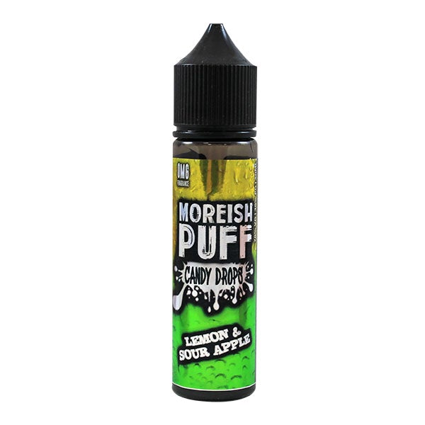 Moreish Puff Candy Drops Lemon Sour Apple 0mg 50ml Shortfill E-liquid