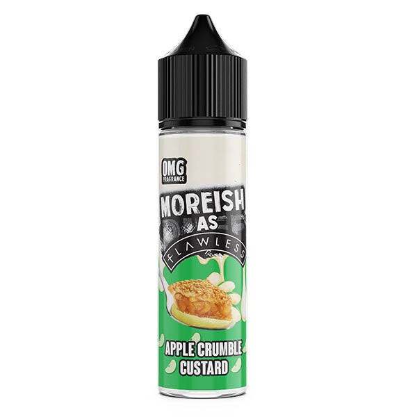 Moreish As Flawless Custards Apple Crumble Custard 0mg 50ml Shortfill E-liquid