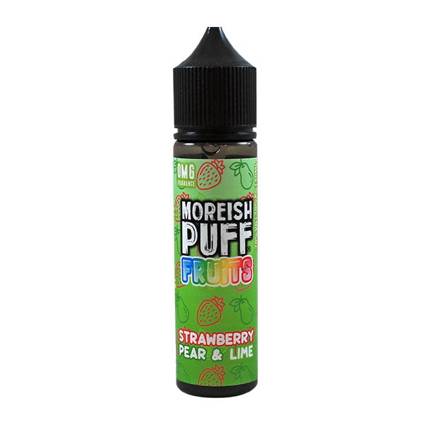 Moreish Puff Fruits Strawberry Pear Lime 0mg 50ml Shortfill E-liquid