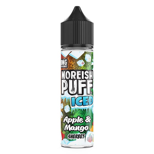 Moreish Puff Iced - Apple & Mango Sherbet 0mg 50ml Shortfill E-liquid