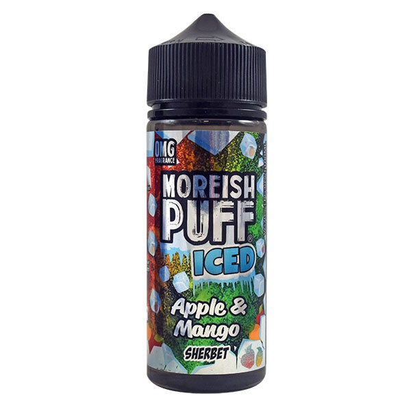 Moreish Puff ICED Sherbet Apple & Mango 100ml  shortfill