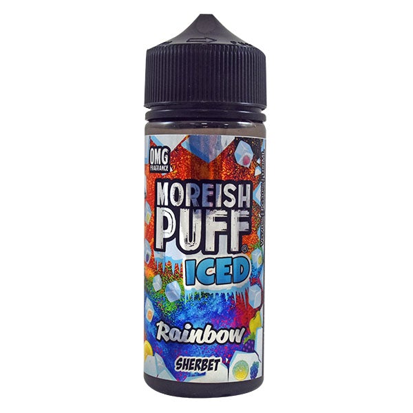 Moreish Puff ICED Sherbet Rainbow 100ml Shortfill