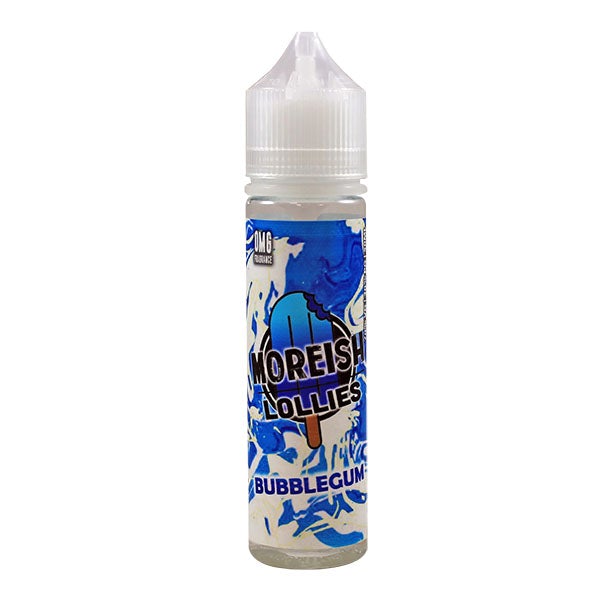 Moreish Puff Lollies Bubblegum 0mg 50ml Shortfill E-liquid