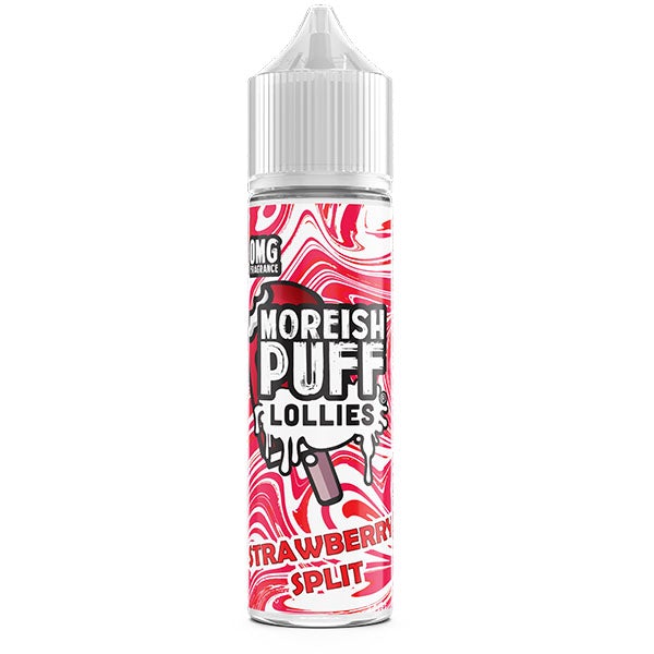 Moreish Puff Lollies Strawberry Split 0mg 50ml Shortfill E-liquid