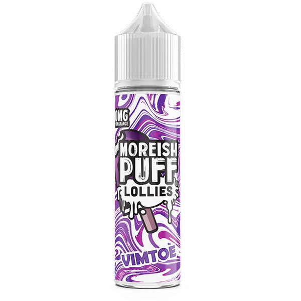 Moreish Puff Lollies Vimtoe 0mg 50ml Shortfill E-liquid