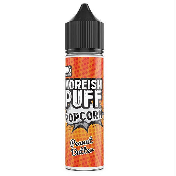 Moreish Puff Popcorn Peanut Butter 0mg 50ml Shortfill E-liquid
