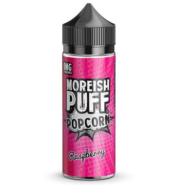 Moreish Puff Popcorn Raspberry 0mg 100ml Shortfill E-liquid
