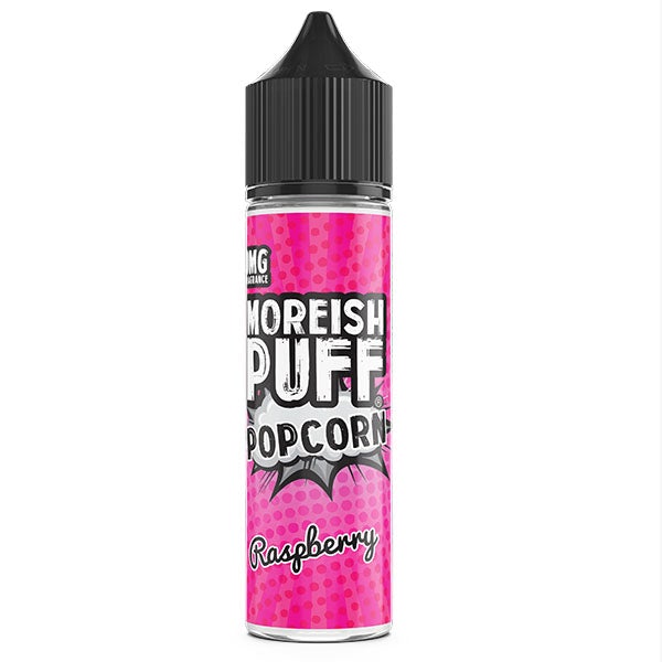 Moreish Puff Popcorn Raspberry 0mg 50ml Shortfill E-liquid