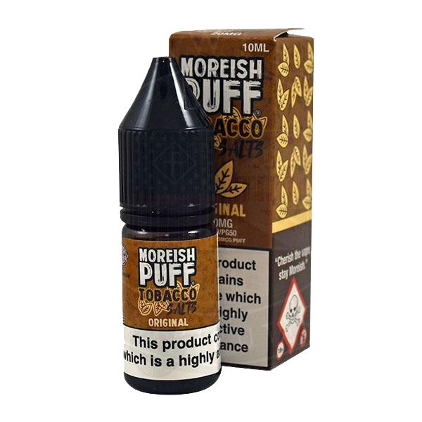 Moreish Puff Tobacco Nic Salt Original 10ml