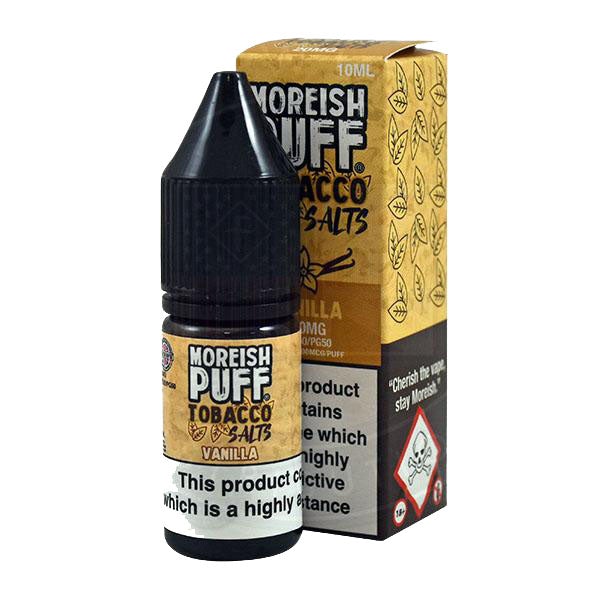 Moreish Puff Tobacco Nic Salt Vanilla 10ml